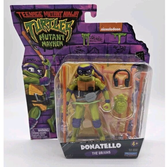 Teenage Mutant Ninja Turtles Donatello Mutant Mayhem Action Figure New - Picture 1 of 7
